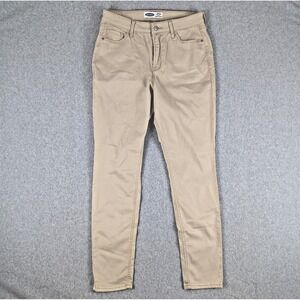 Old Navy Rockstar Super Skinny High Rise Khaki Pants Size 12 Womens Workwear